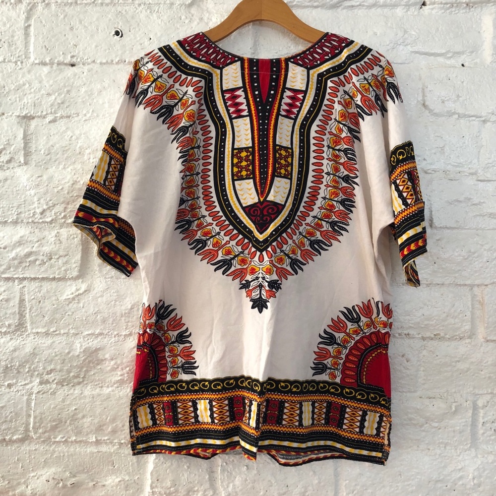 Vintage 80  blouse unisex tunic size XL - Picture 3 of 7